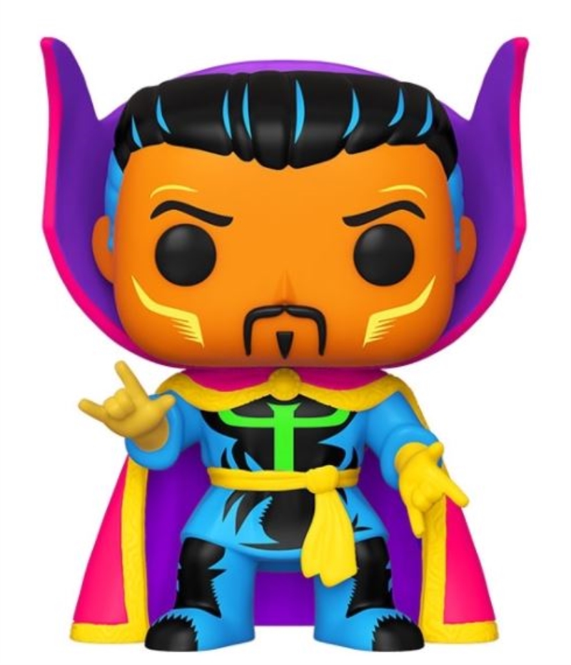 FUNKO ACTION FIGURES FUNKO POP MARVEL BLACK LIGHT: DR STRANGE